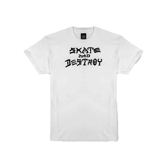 Thrasher Skate & Destroy Tee - White