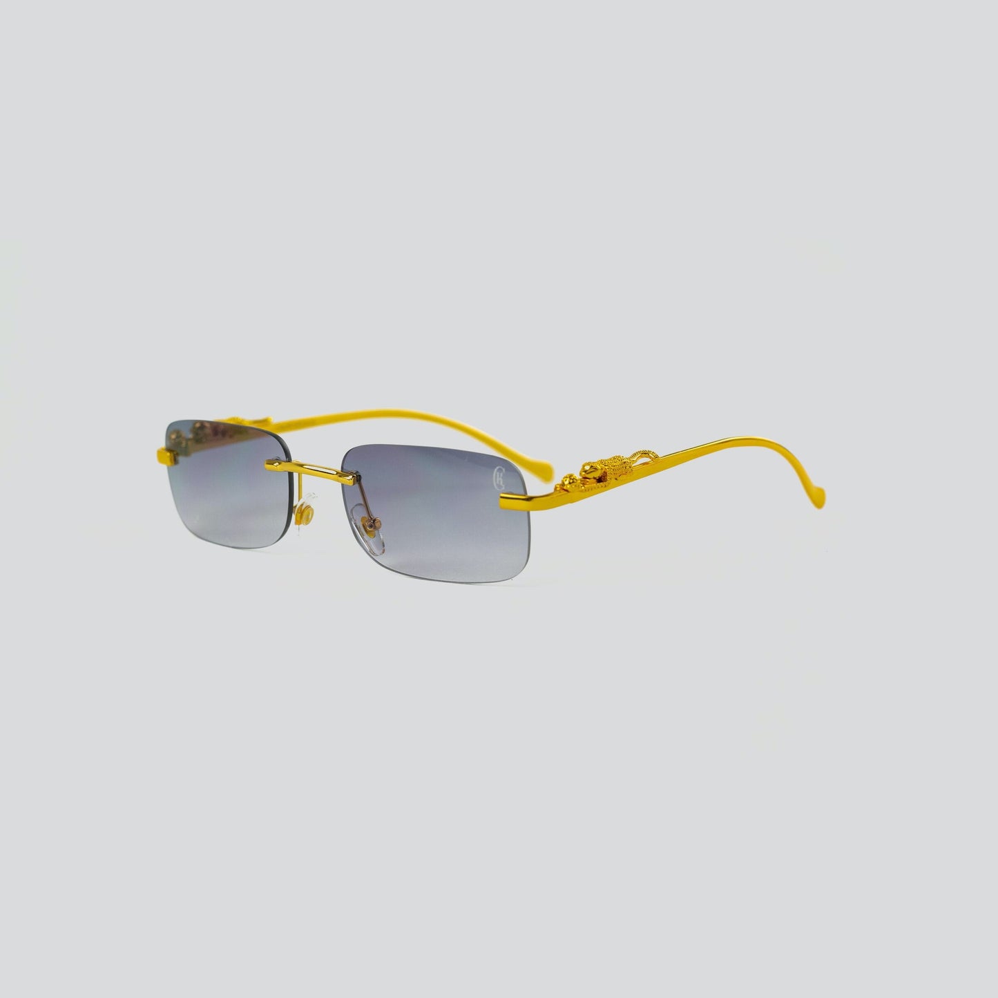 Crown Kings The Panther Sunglasses - Midnight Gold