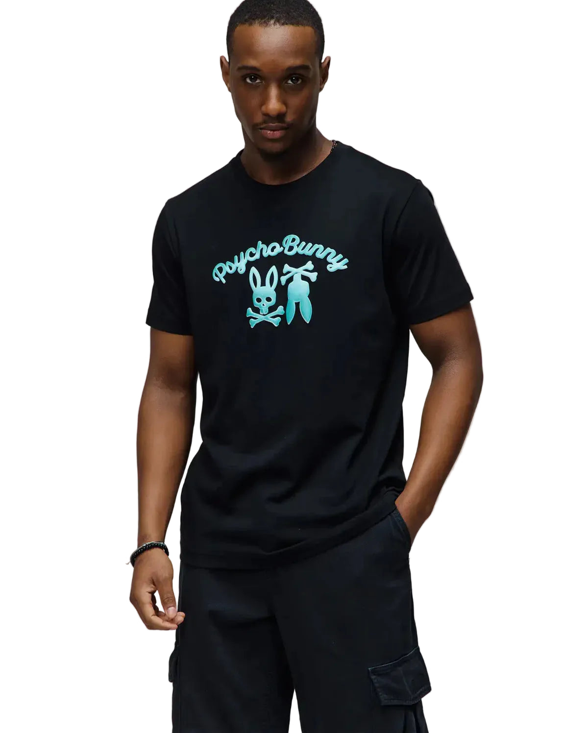 Psycho Bunny Aram Graphic Tee - Black