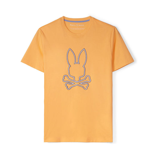 Psycho Bunny Mens Floyd Graphic Tee - Mock Orange