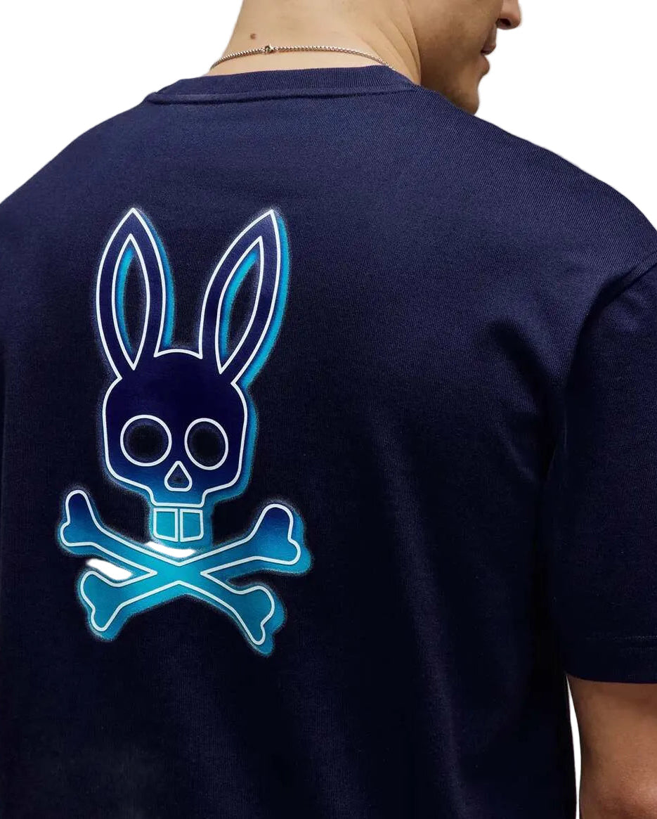Psycho Bunny Dax Relaxed Tee - Evening Blue