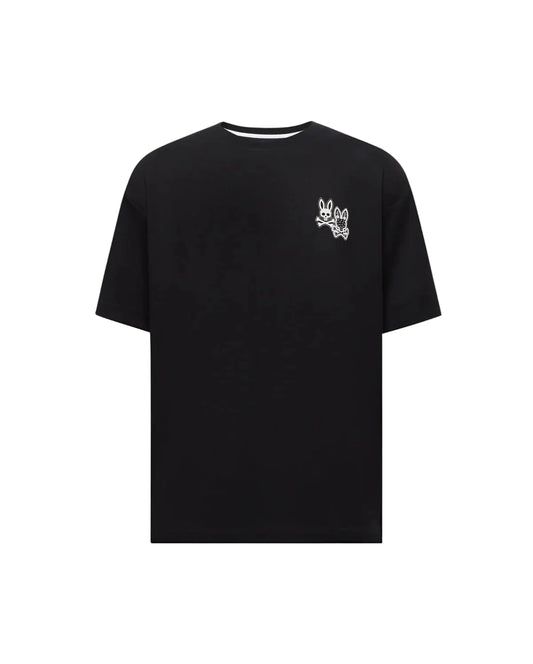 Psycho Bunny Luke Back Graphic Tee - Black