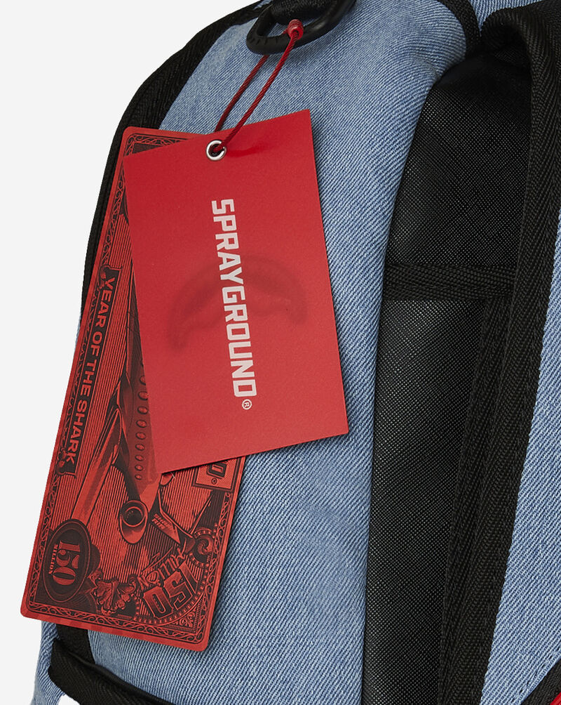 Sprayground Denim Tear 3AM Patches Deluxe Backpack