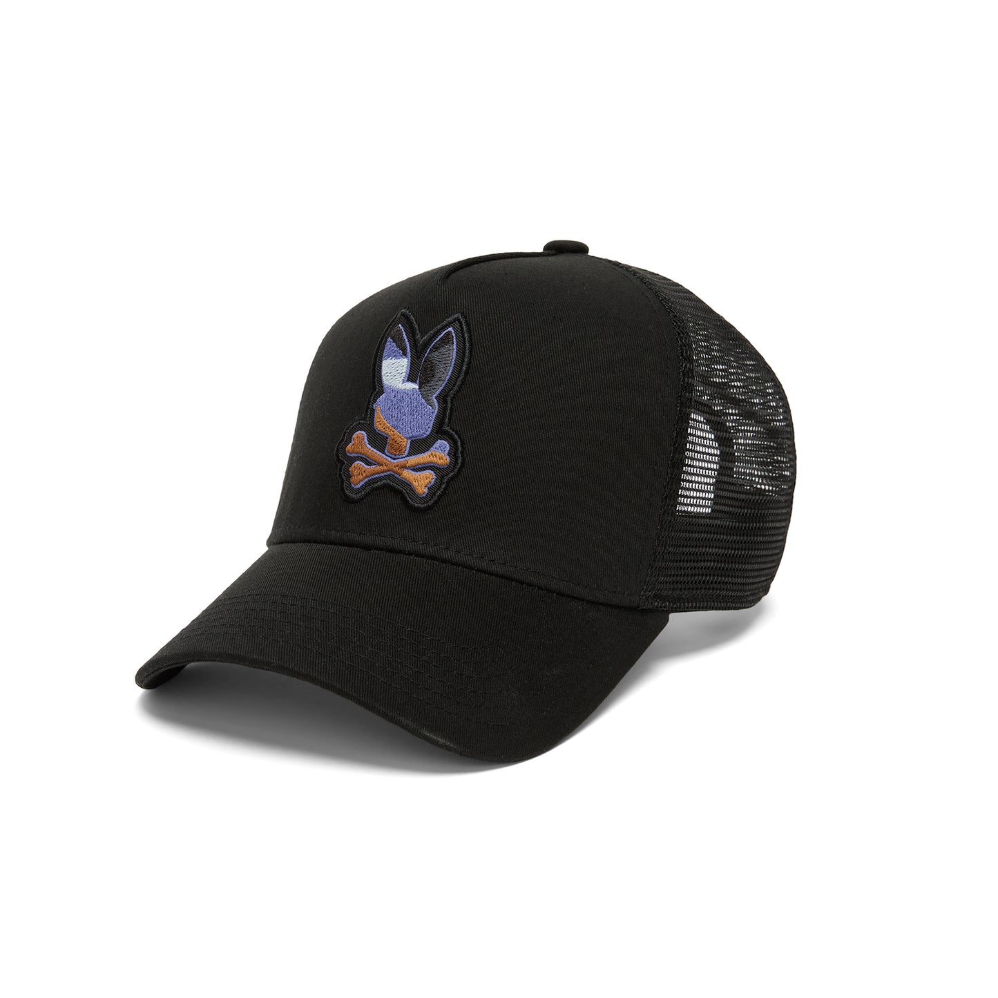 Psycho Bunny Dante Trucker Hat - Black