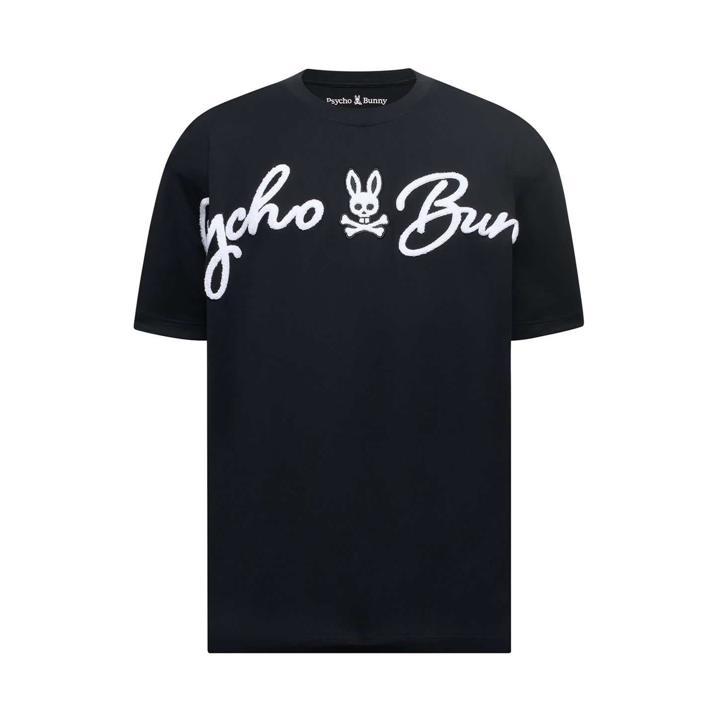 Psycho Bunny Tate Relaxed Fit Graphic Tee - Black