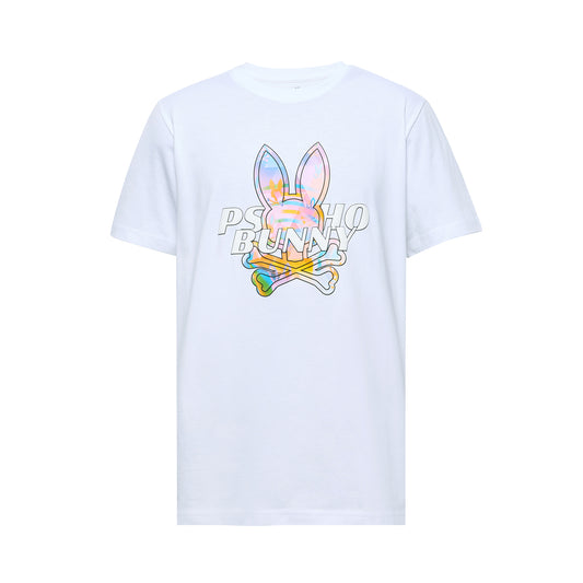 Psycho Bunny Milos Graphic Tee - White