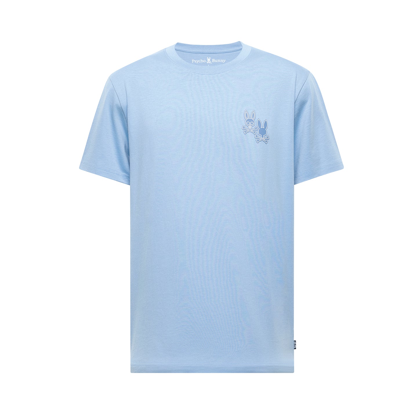 Psycho Bunny Elliot Front Back Graphic Tee - Serenity Blue