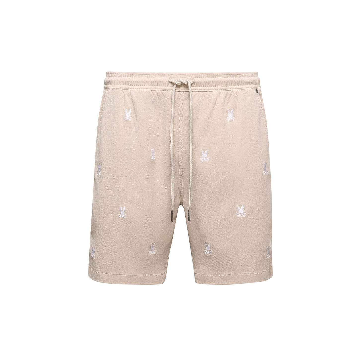 Psycho Bunny Willis Stretch Tencel Shorts - Stone
