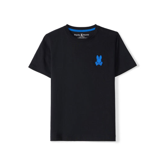 Psycho Bunny Kids Walter Back Graphic Tee - Black