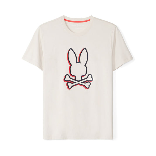 Psycho Bunny Bellaire Graphic Tee - Natural Linen