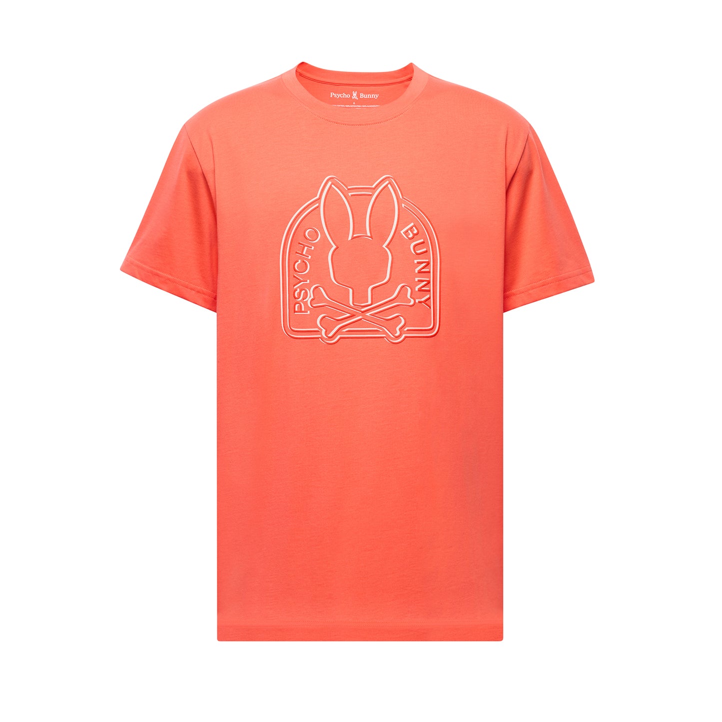 Psycho Bunny Melbourne Graphic Tee - Hot Coral