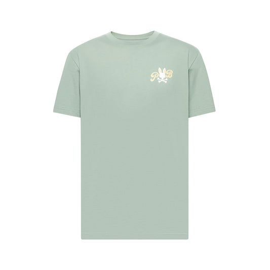 Psycho Bunny Jeremy Graphic Tee - Iceberg Green