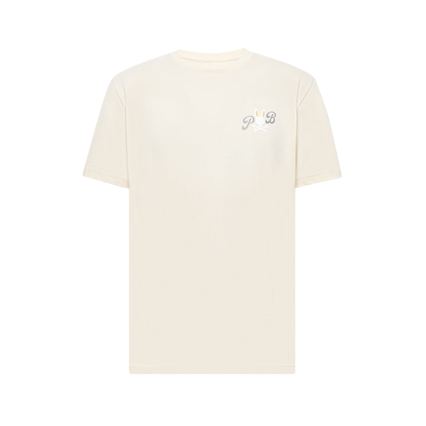 Psycho Bunny Jeremy Graphic Tee - White Cap Gray