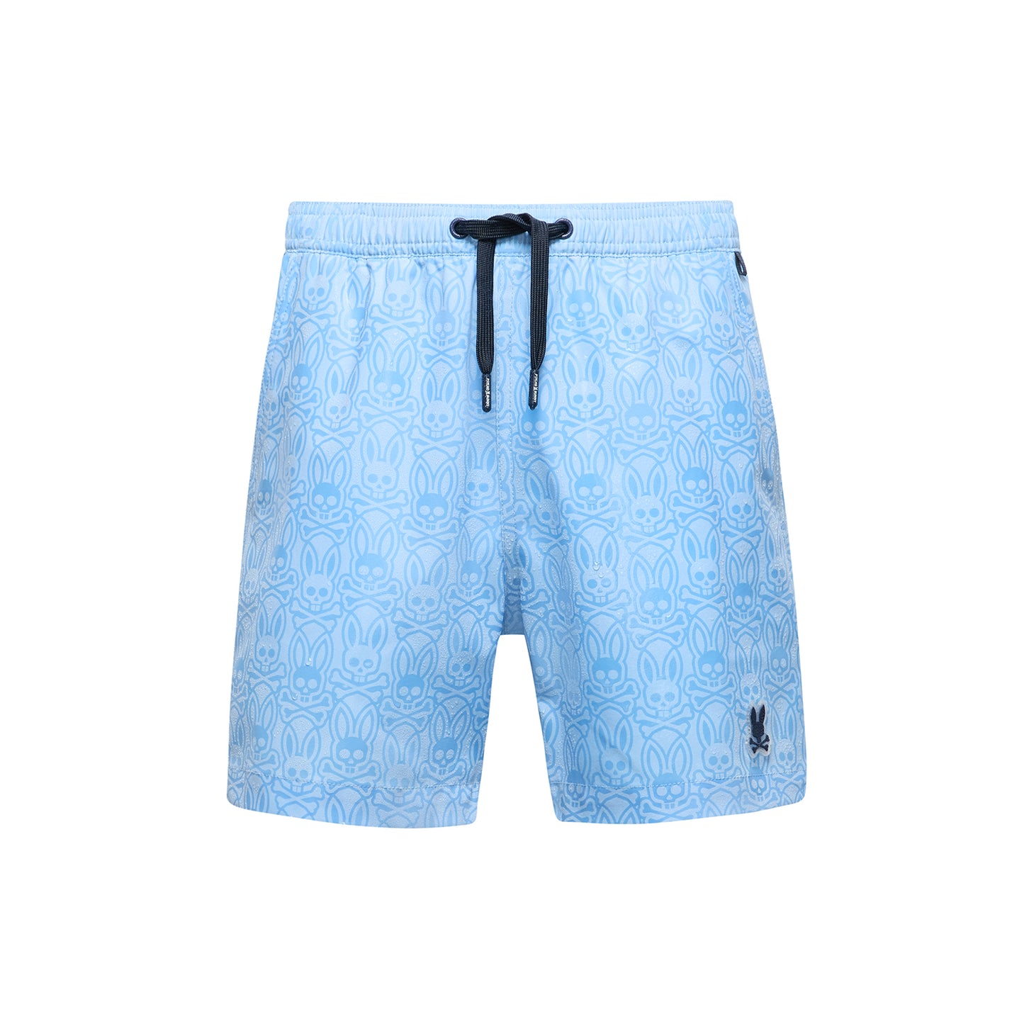 Psycho Bunny Kids Samos Hydrochromic Printed Swim Trunks - Serenity