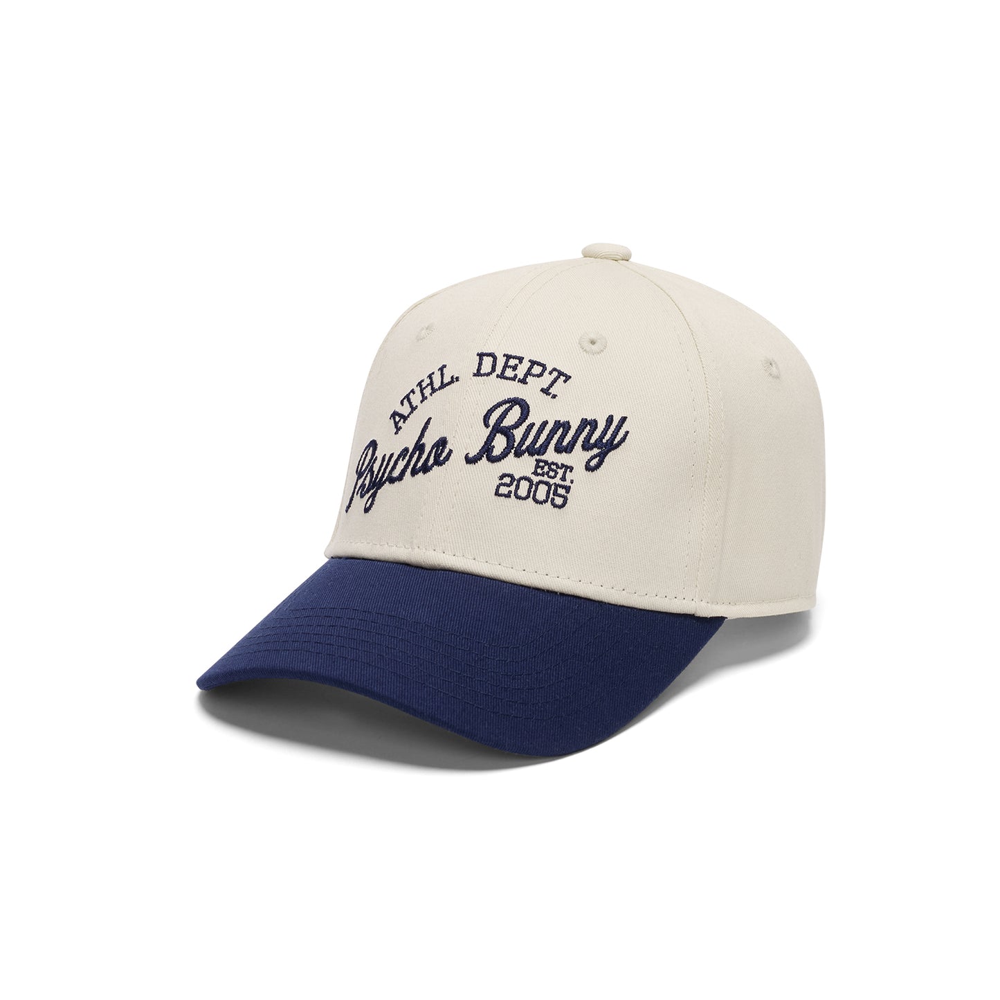 Psycho Bunny Matteo Baseball Cap - White Cap Gray