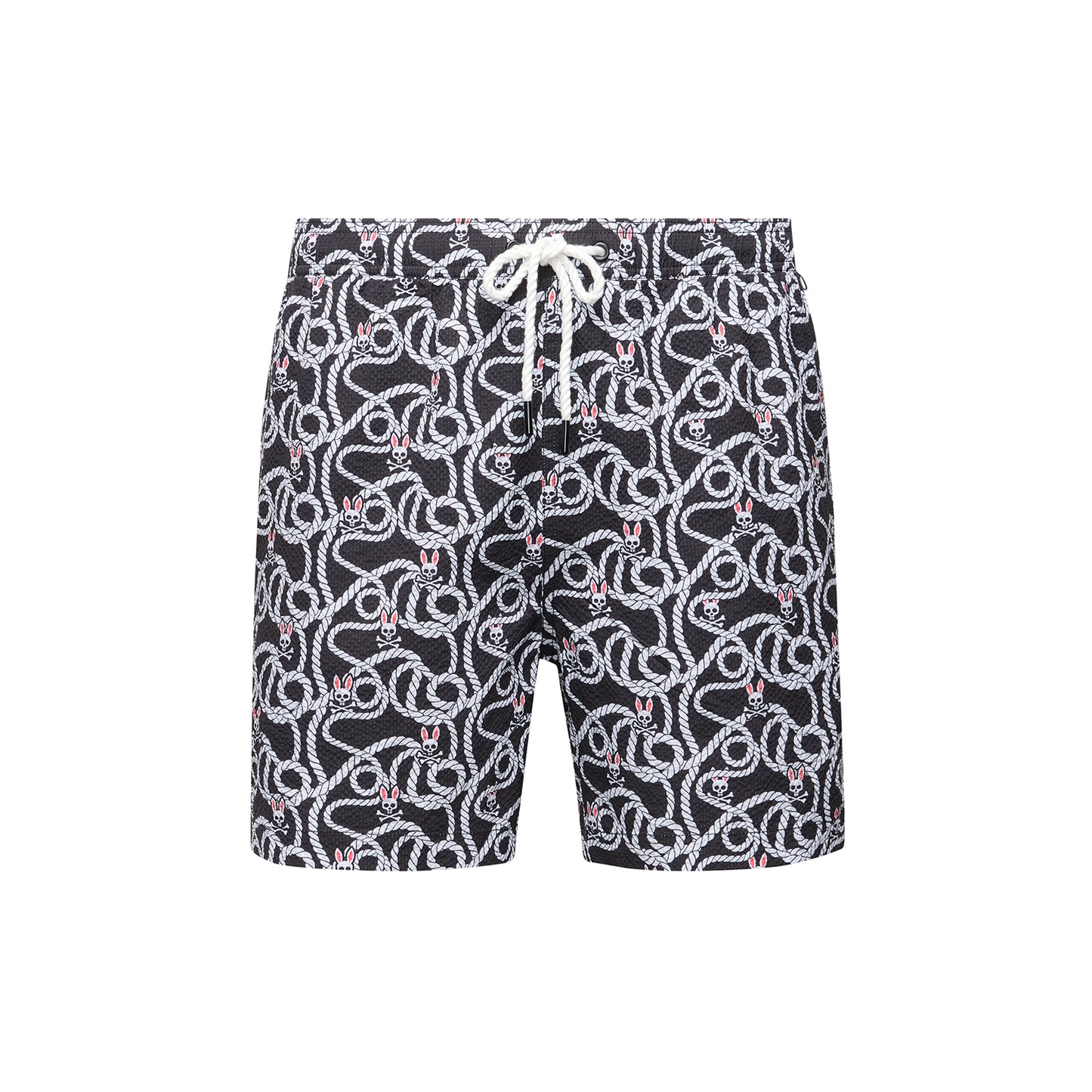 Psycho Bunny Cyrus All Over Print Swim Shorts - Black