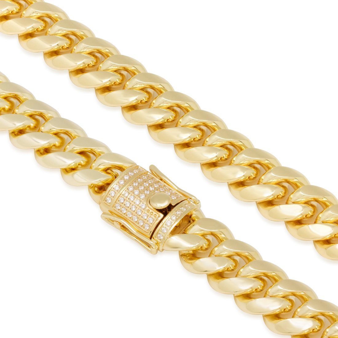 King Ice 16mm Stainless Steel Miami Cuban Curb Chain
