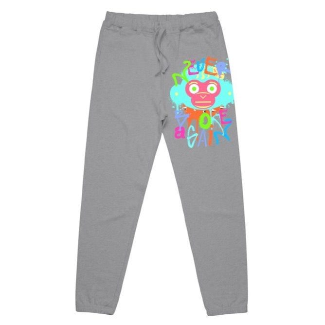 NBA Young Boy Spray Monkey Joggers in Grey