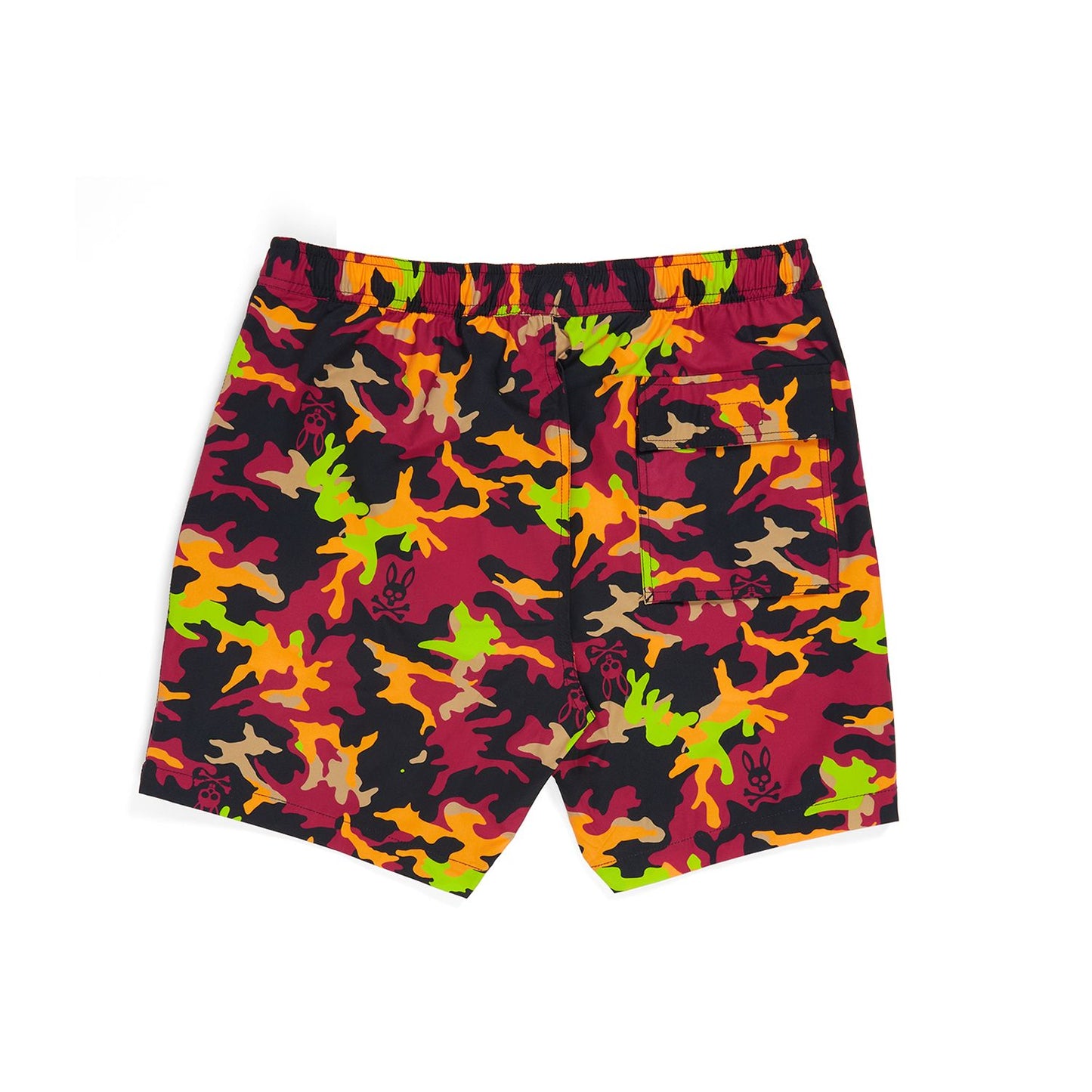 Psycho Bunny Mens Allen Swim Shorts - Wild Berry