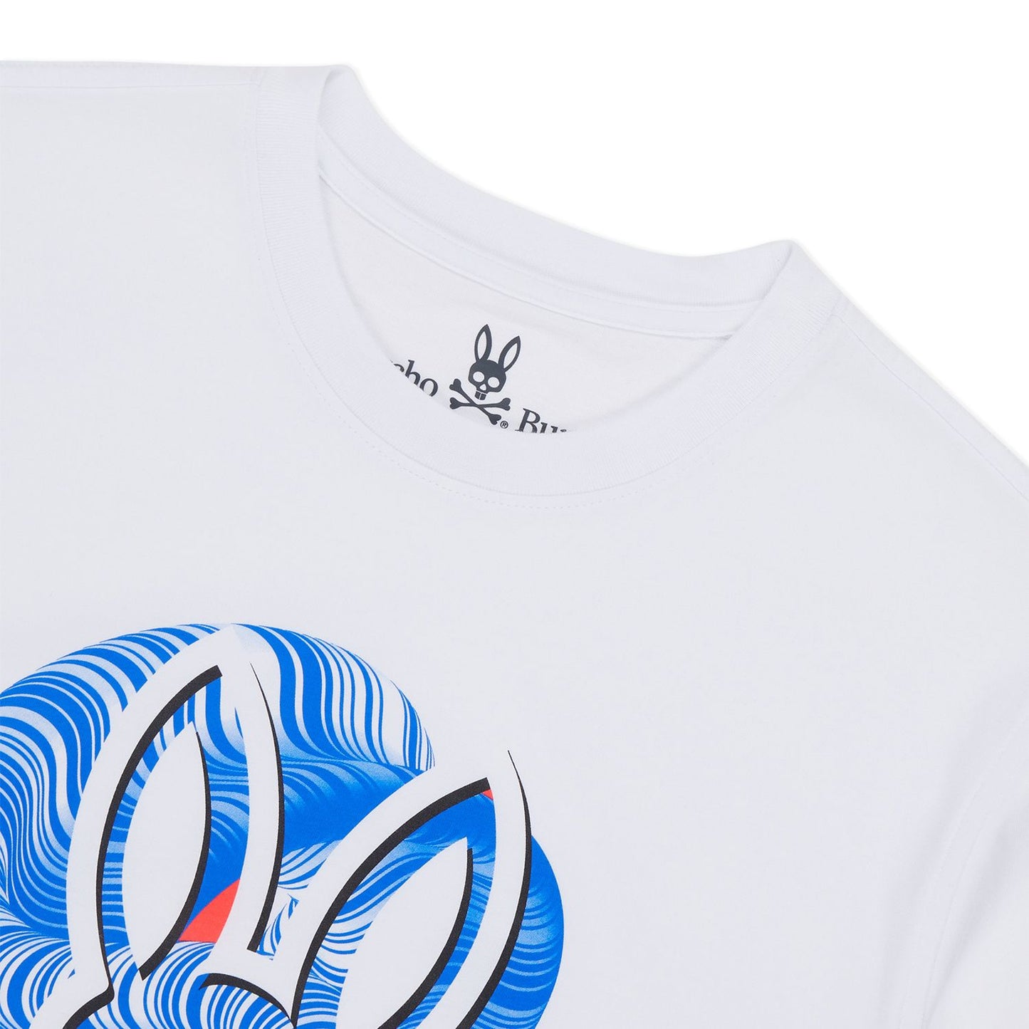 Psycho Bunny Mens Slaytor Graphic Tee - White