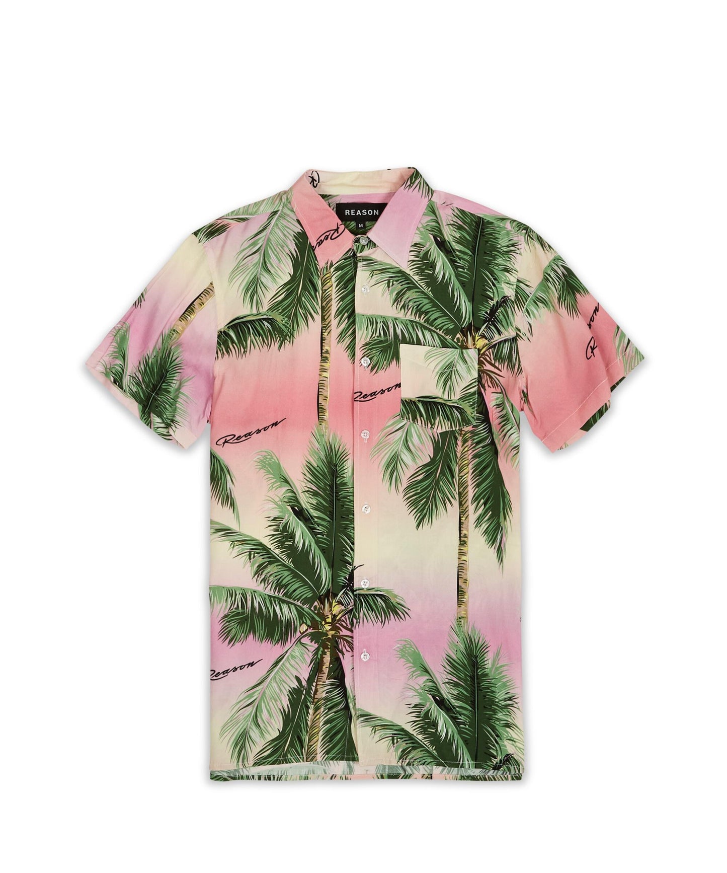 Reason Palm Button Down and Shorts Set