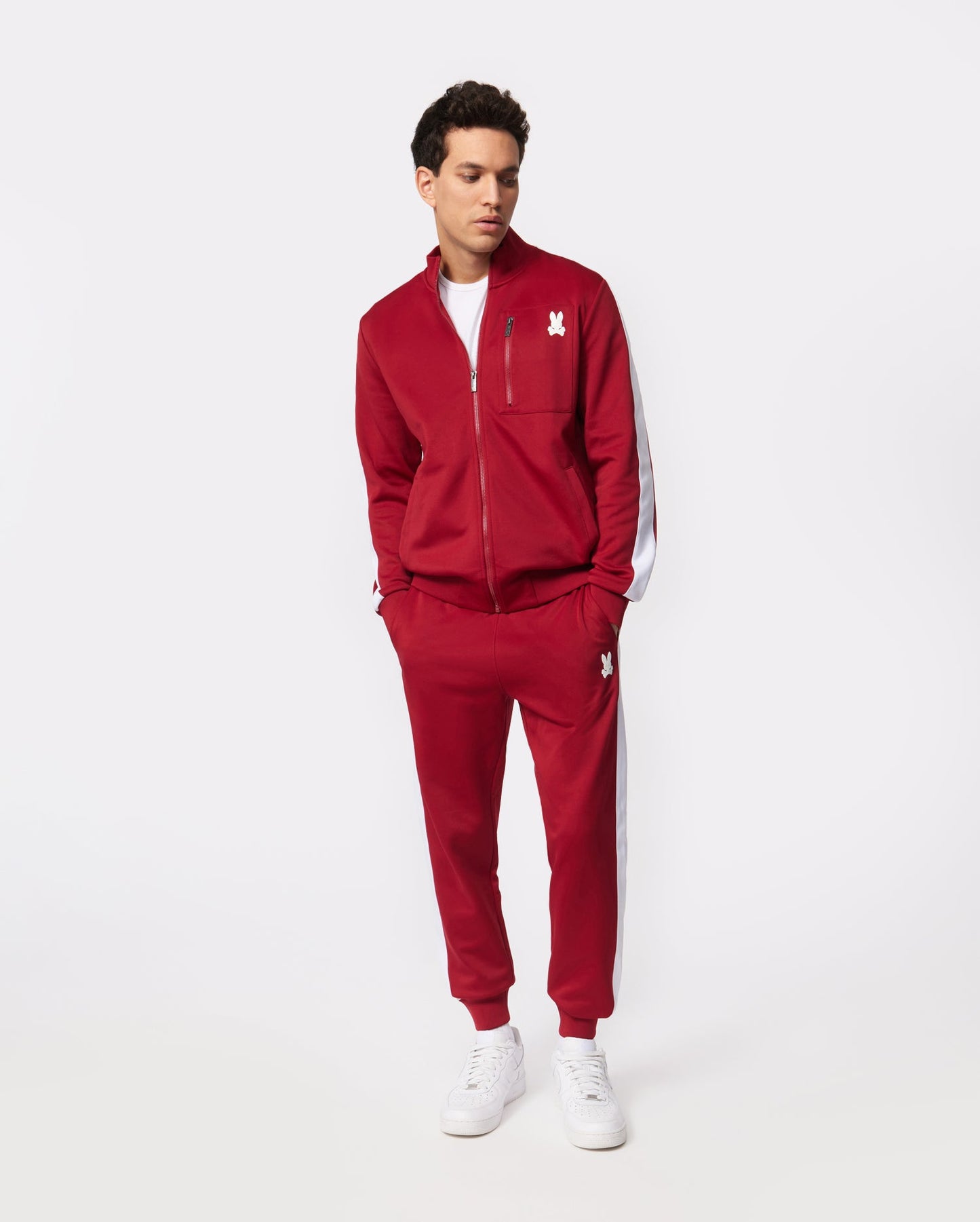 Psycho Bunny Mens Moro Track Pants - Rio Red