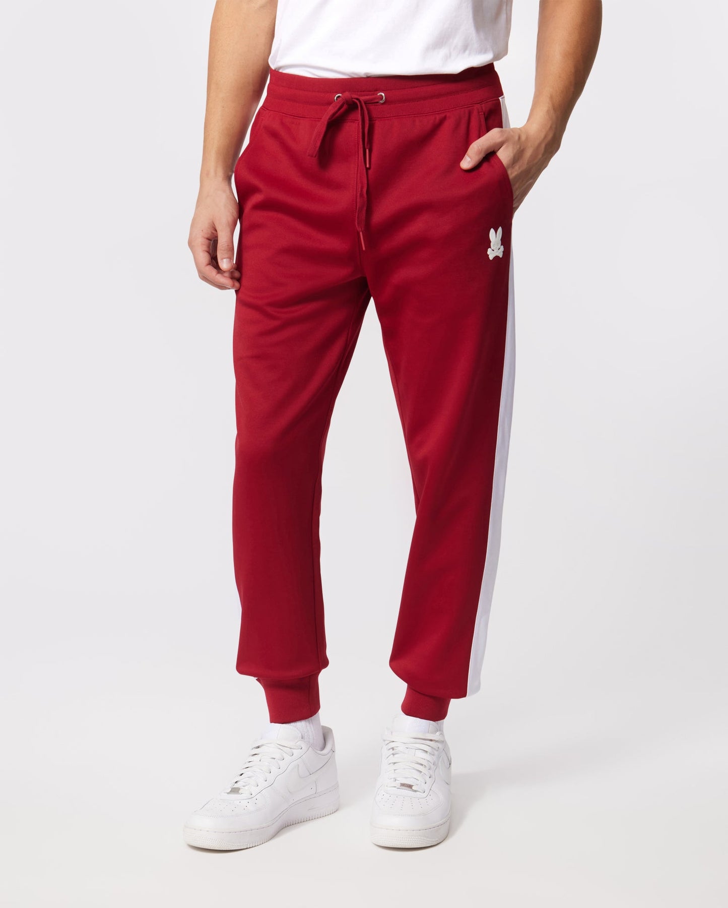 Psycho Bunny Mens Moro Track Pants - Rio Red