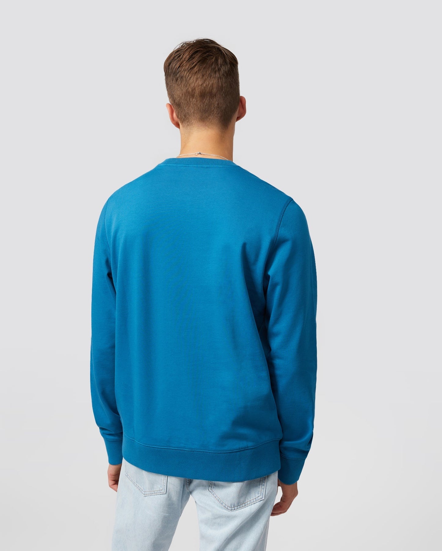 Psycho Bunny Mens Gresham Embroidered Sweat Shirt - Aegean Sea