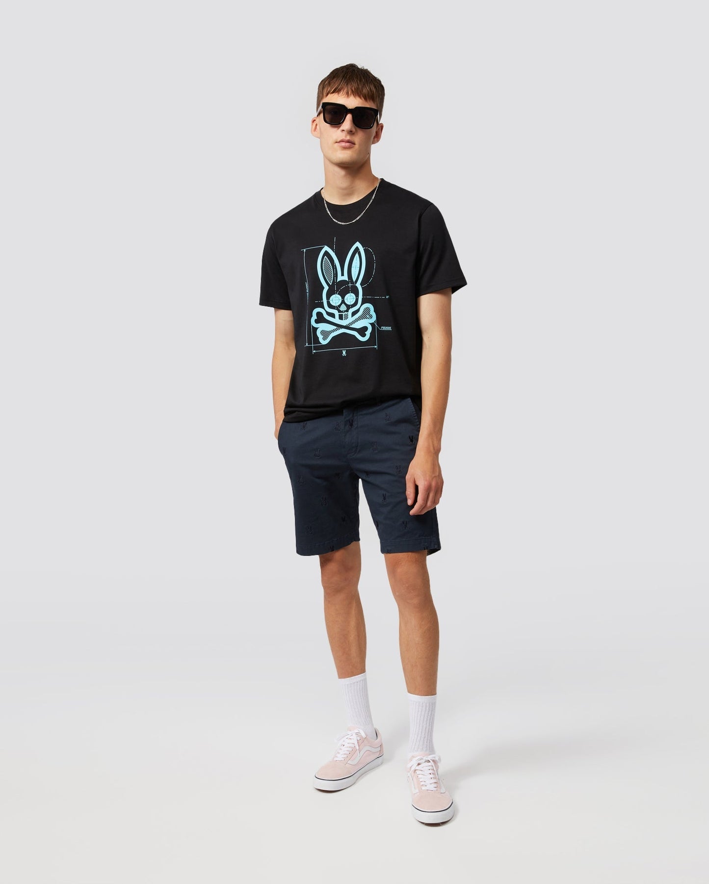 Psycho Bunny Depoe Graphic Tee - Black
