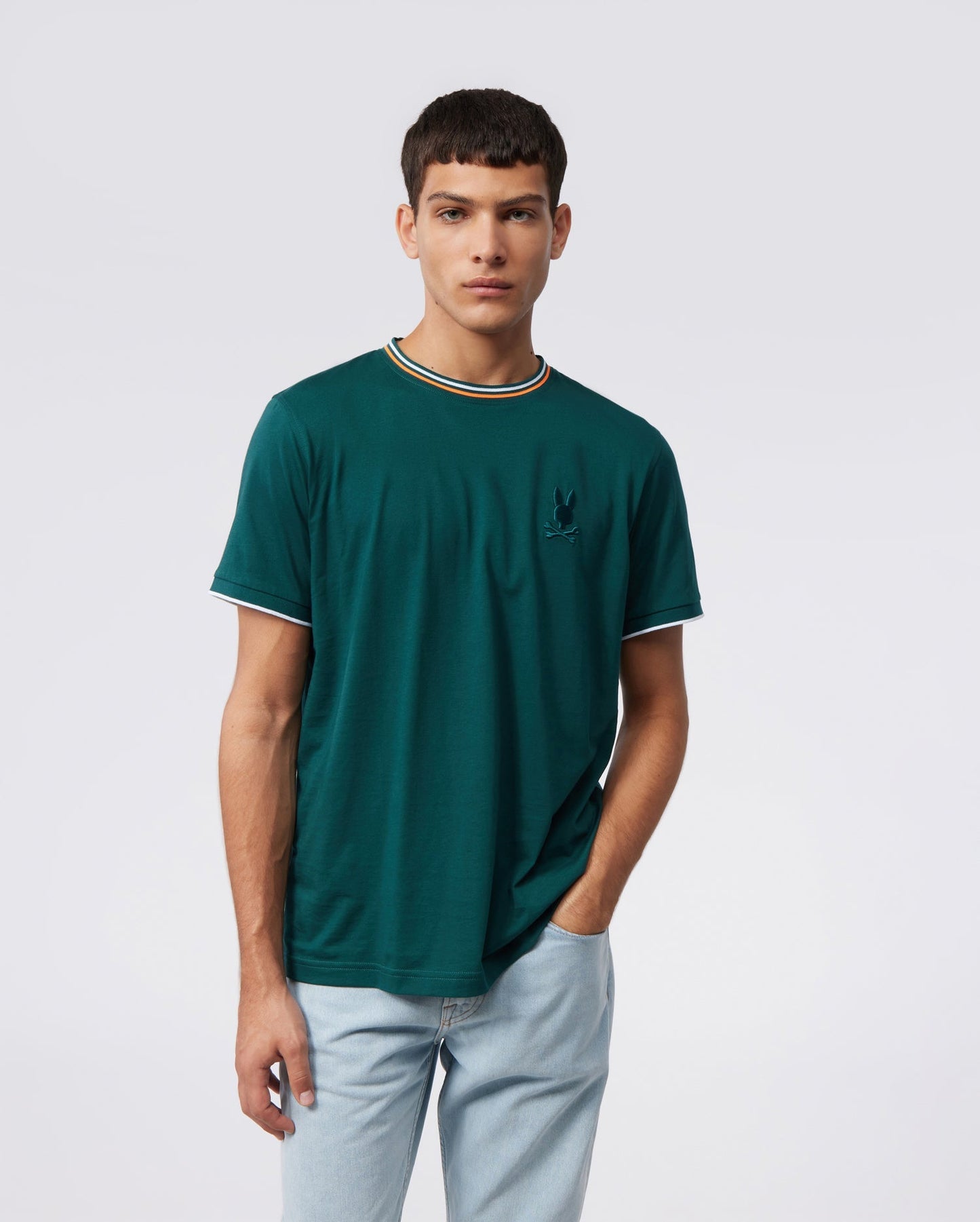 Psycho Bunny Mens Newell Fashion Tee - Spruce