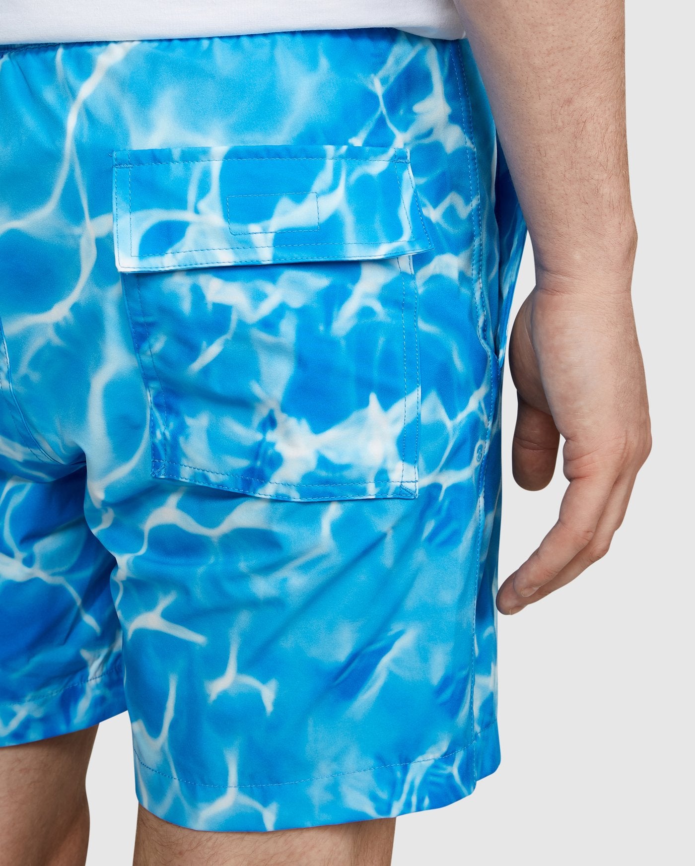 Psycho Bunny Mens Sea Salter Swim Trunks - Electric Blue