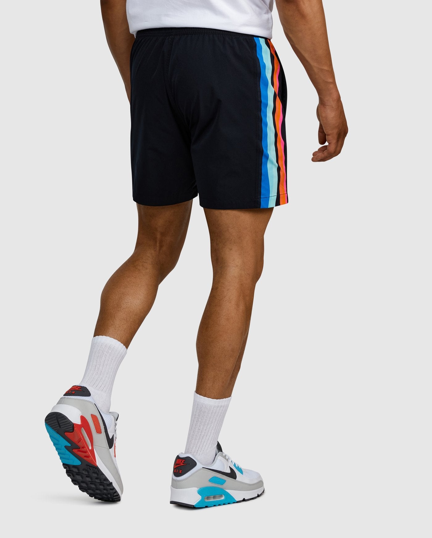 Psycho Bunny Mens Bickling Swim Trunks - Black