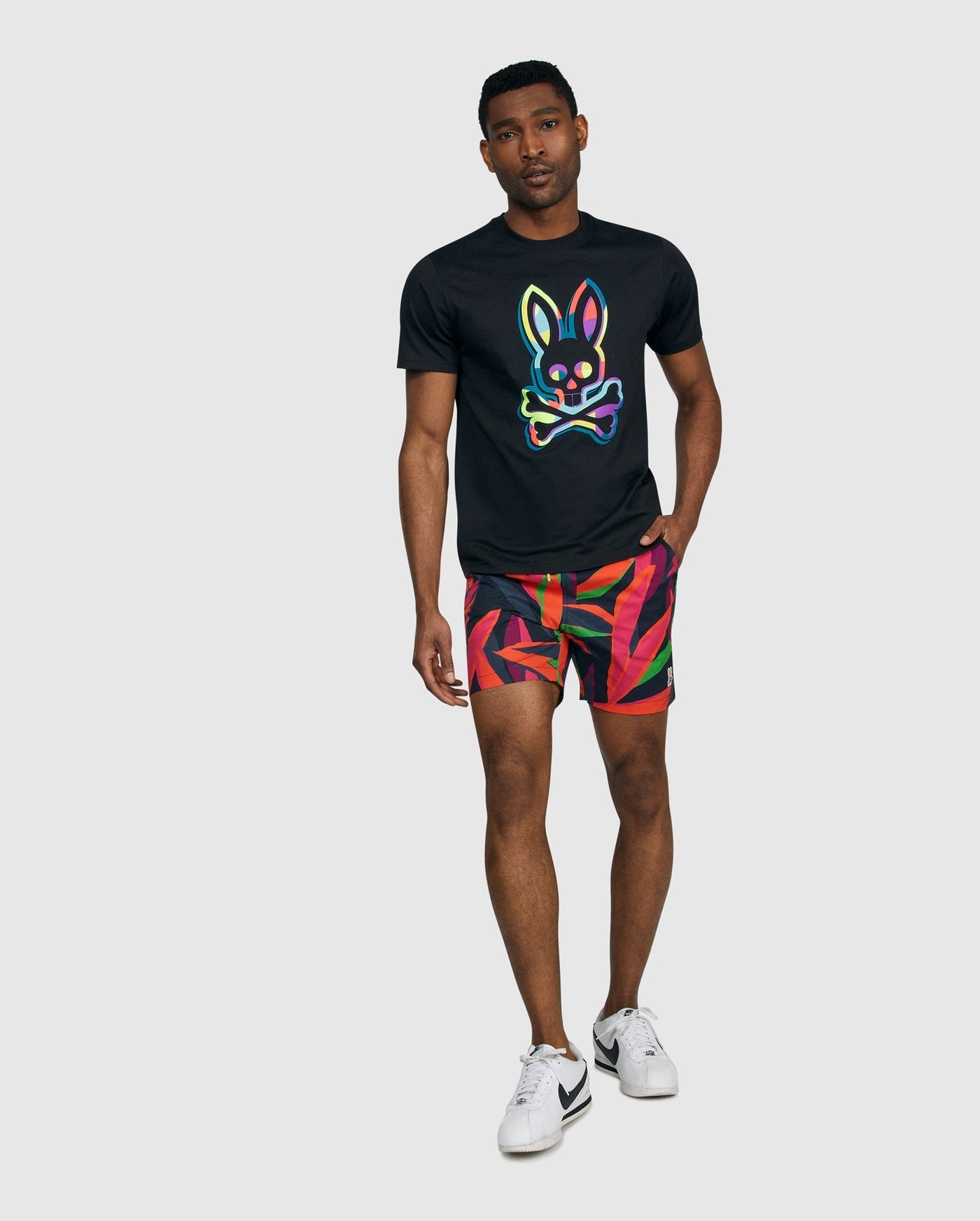 Psycho Bunny Mens Fowles Swim Shorts - Navy