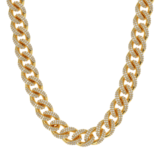 Gold Gods 10MM Diamond Cuban Link Chain