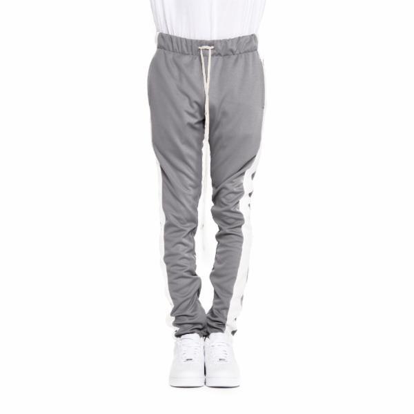 EPTM Techno Track Pants in Gray/White