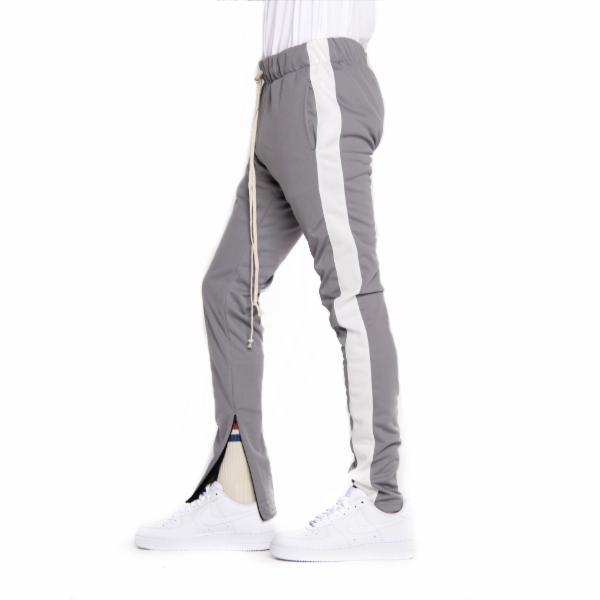 EPTM Techno Track Pants in Gray/White