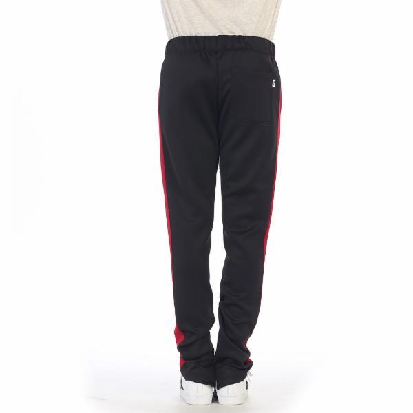 EPTM Techno Track Pants in Black/Red