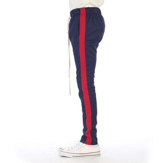 EPTM Track Pants in Navy/Red