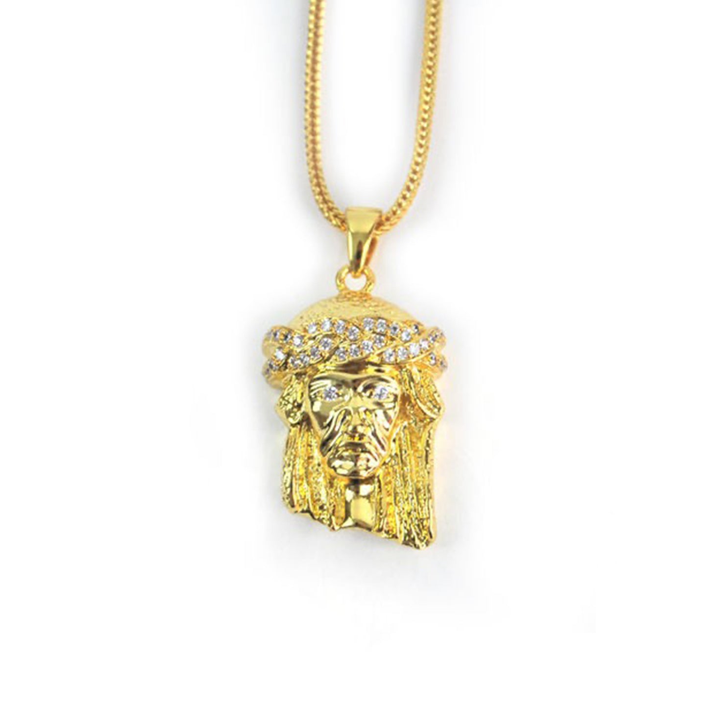 Gold Gods Micro Jesus Piece Chain