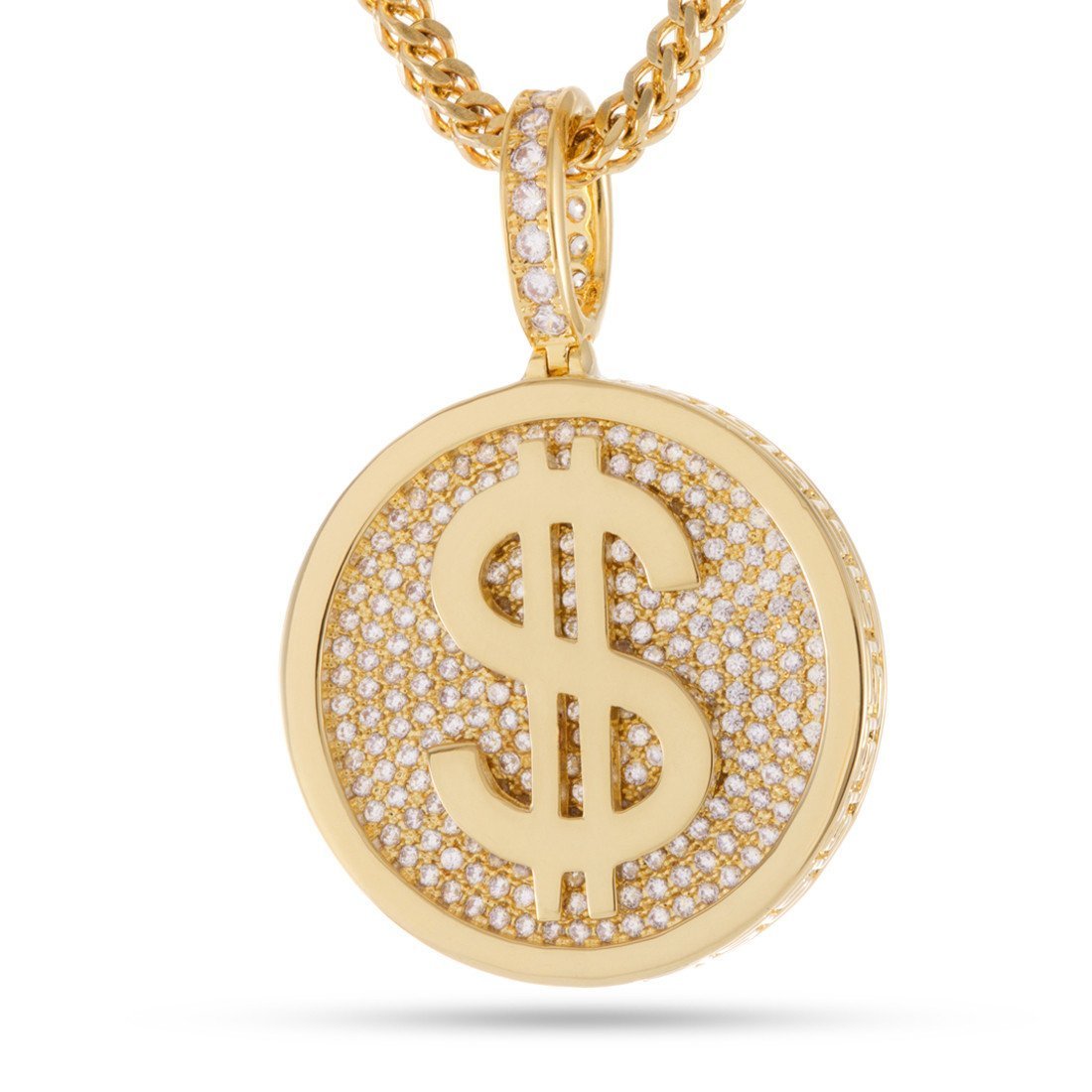 The 14kt Gold Fortune Coin Necklace Money
