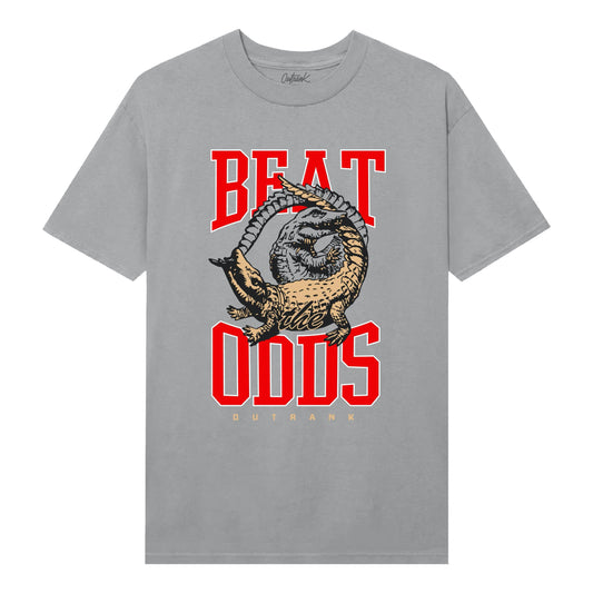 Outrank Beat The Odds Tee - Storm Gray