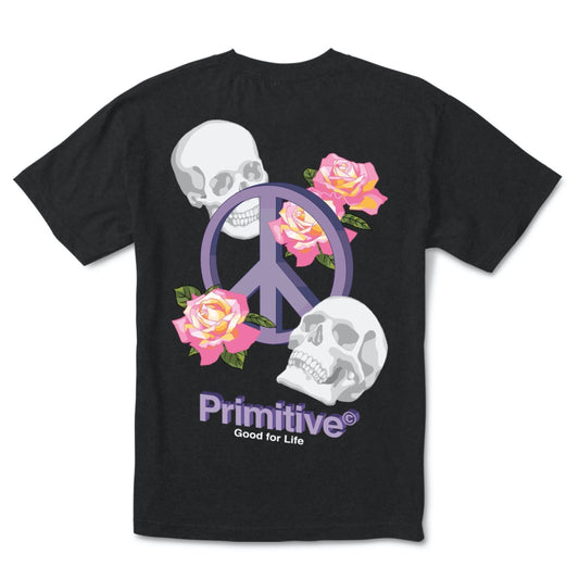 Primitive Connected Washed Tee - Black