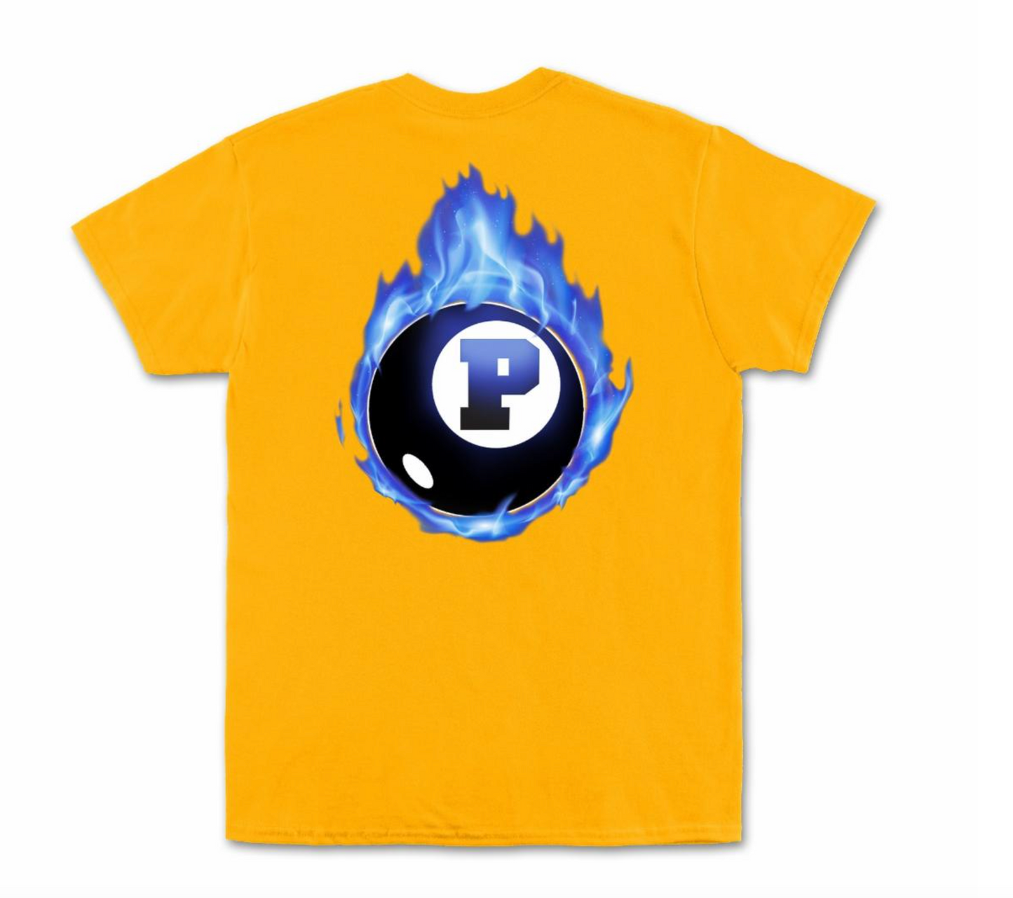 Pink Dolphin 8 Ball Flame Tee