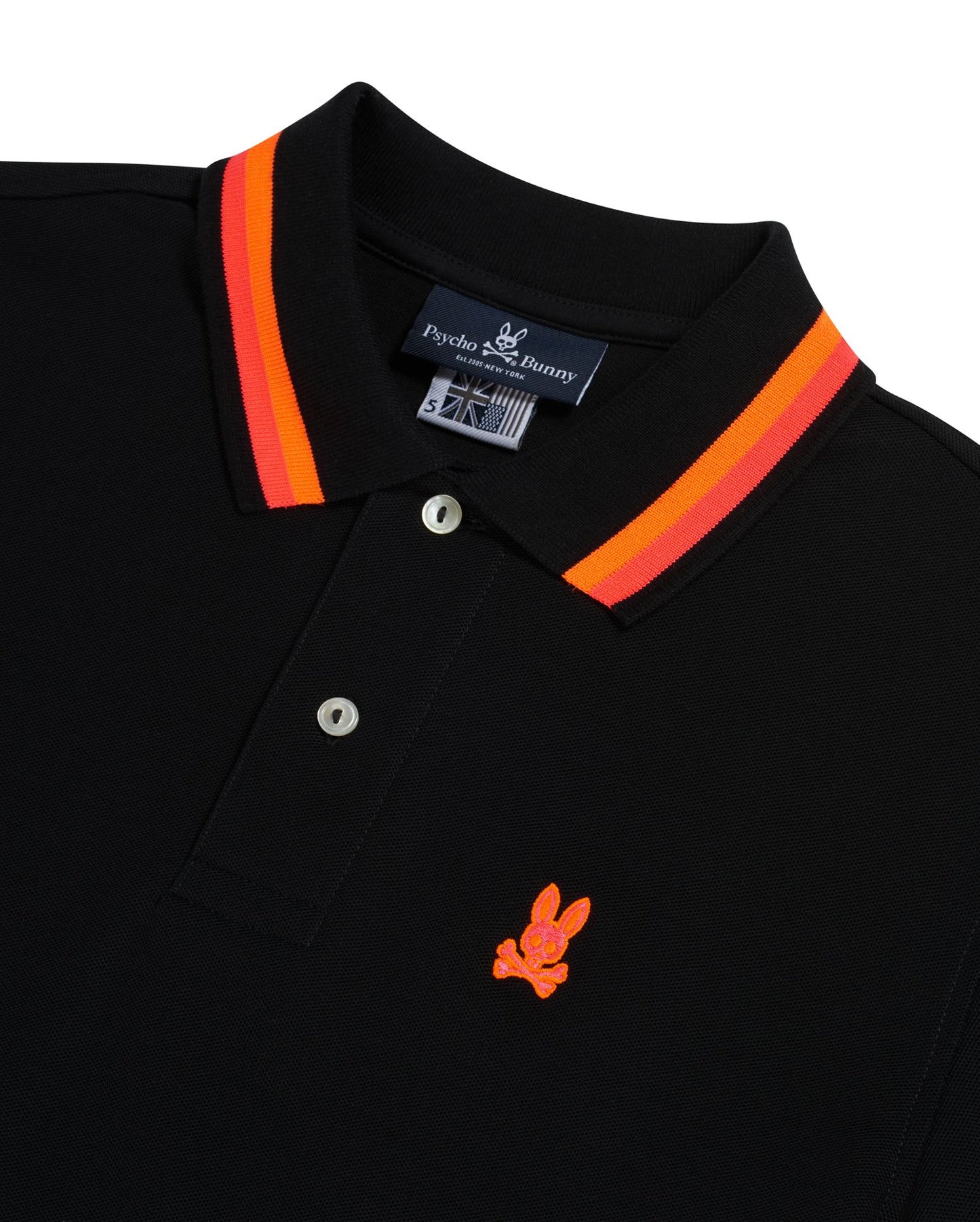 Psycho Bunny Mens Griston Polo - Black