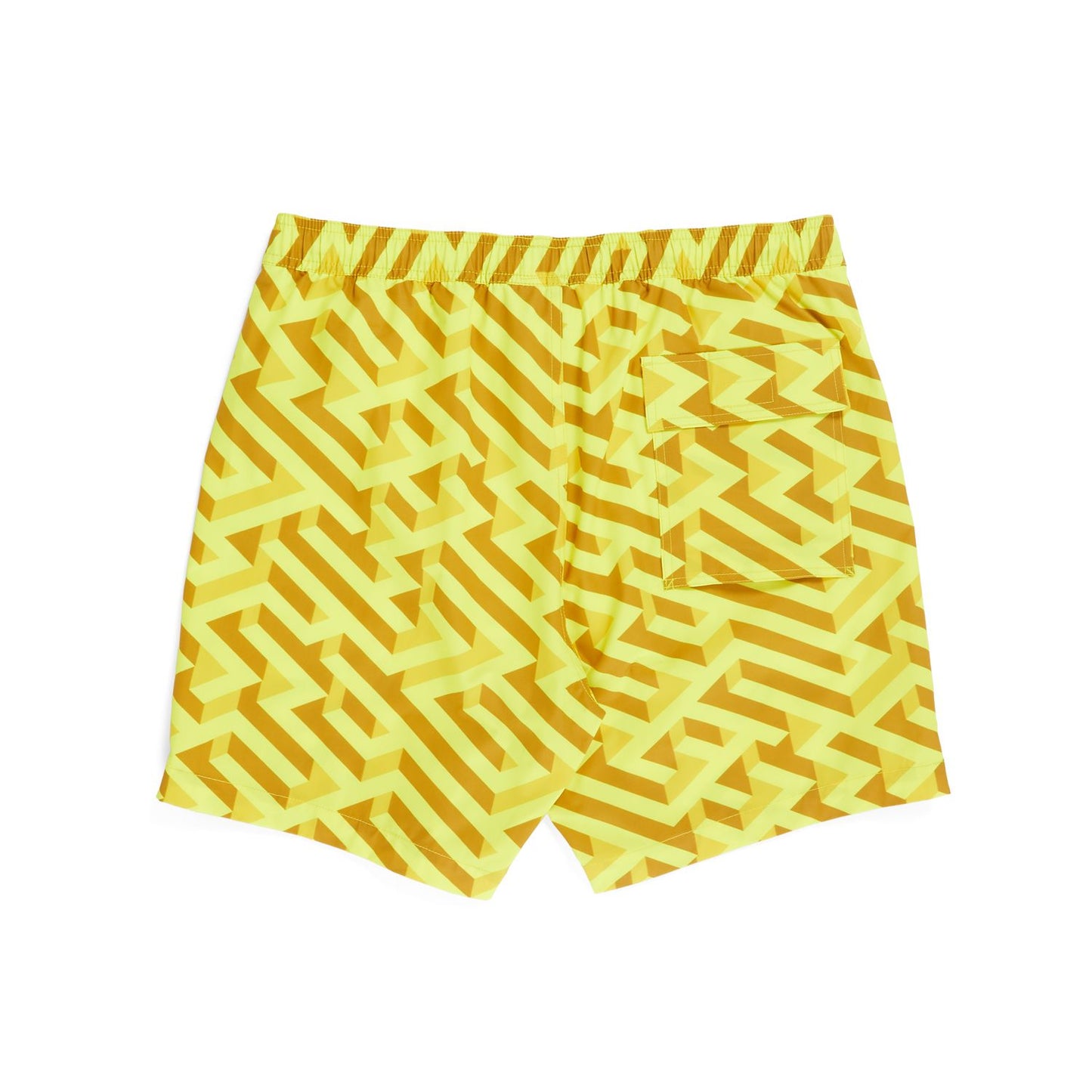 Psycho Bunny Mens Pisani Swim Shorts - Neon Bolt