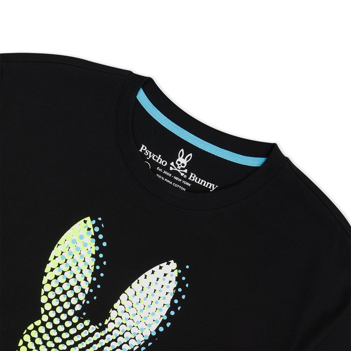 Psycho Bunny Mens Hindes Graphic Tee - Black
