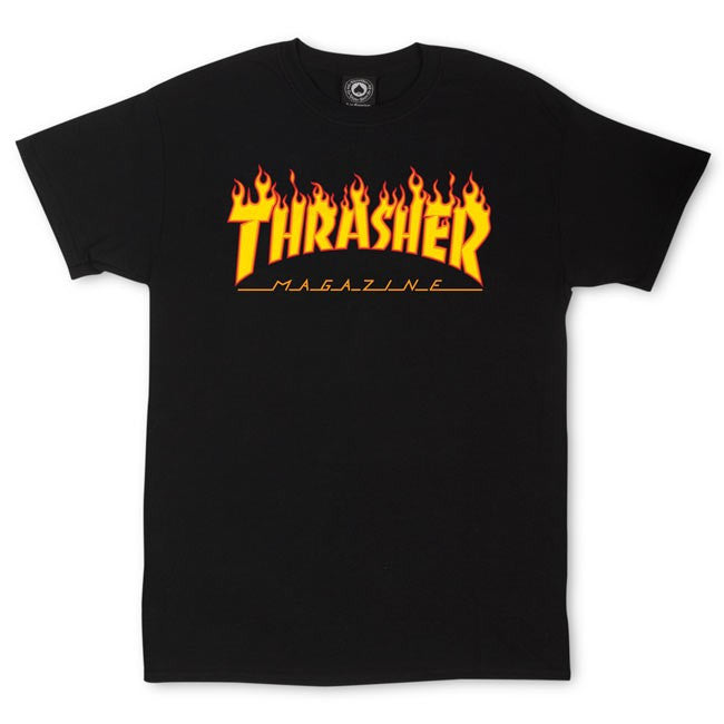 Thrasher Magazine Flame S/S Logo Tee